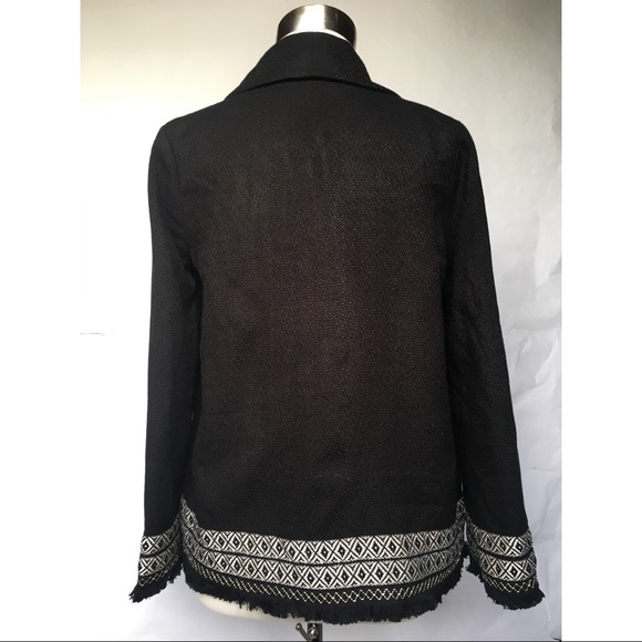 Cupcakes and Cashmere Basha Frayed Edges Jacket S - Picture 3 of 7